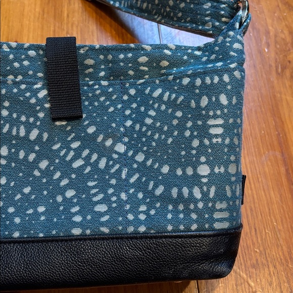 SACAMAIN Sac A Main Art Brocade Pocketbook Purse Designer Fabric Pockets Galore - Picture 2 of 11